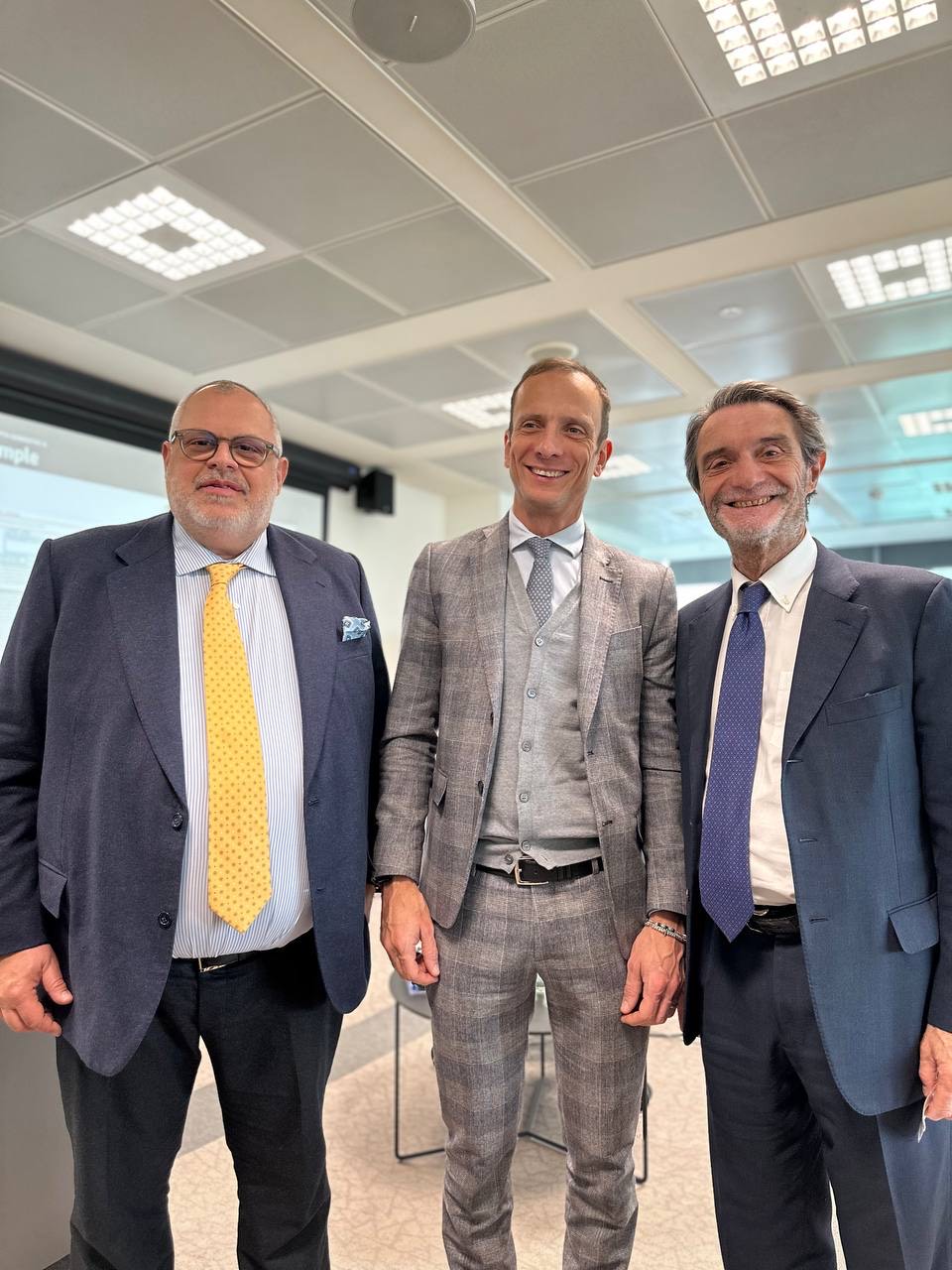 convegno AI Fioroni Fedriga Fontana