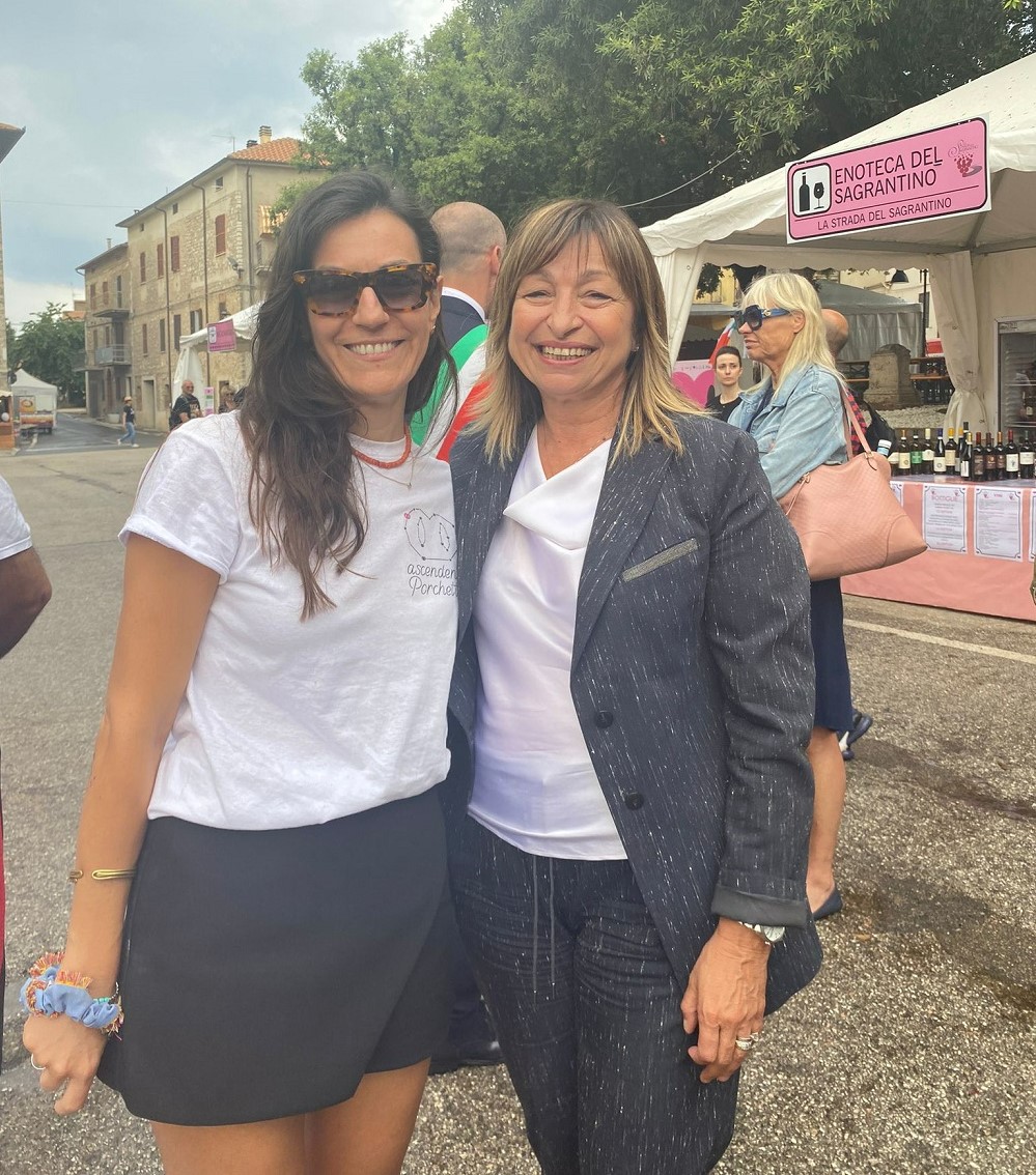 Anna Setteposte e Donatella Tesei