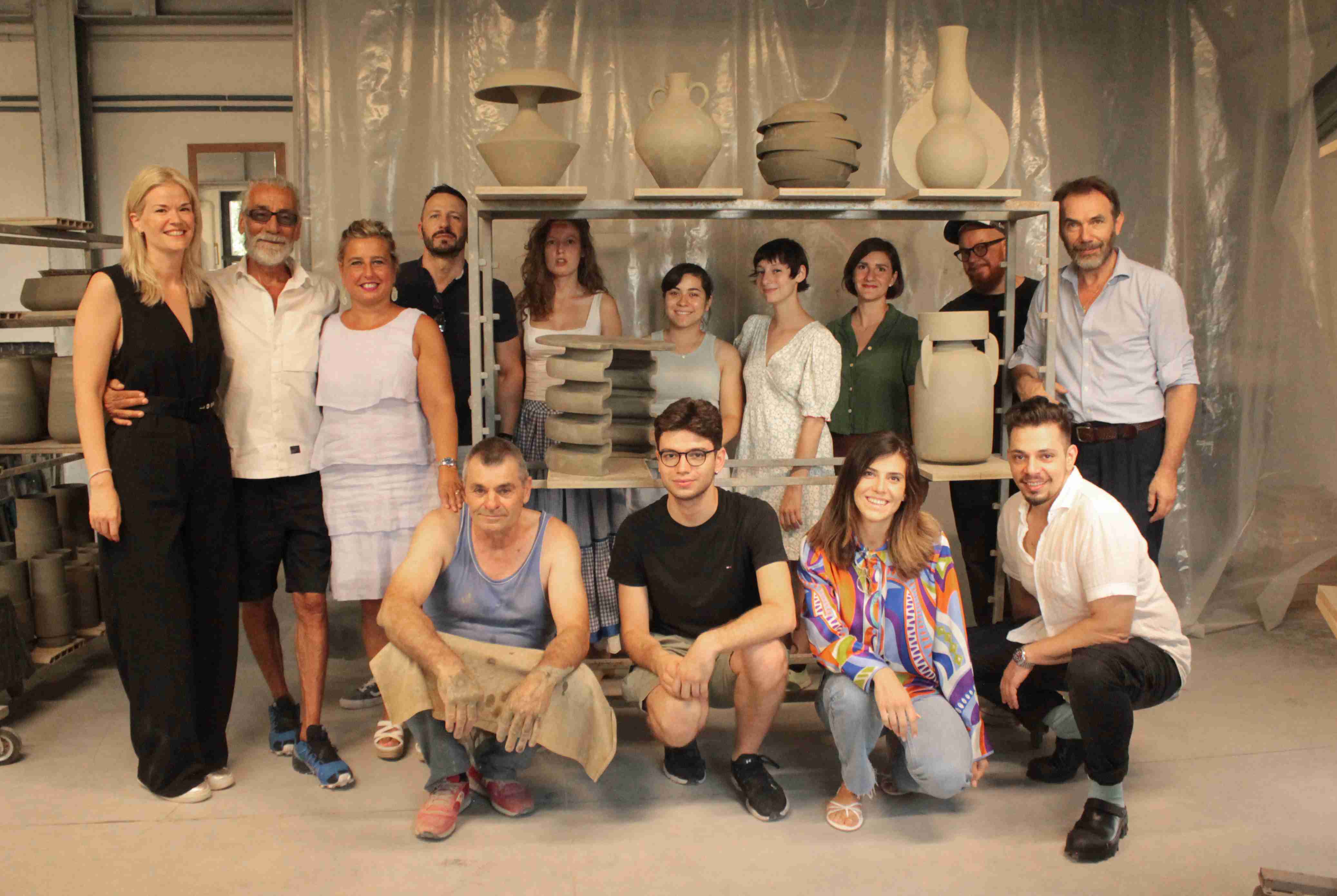 Finalisti Premio Rometti con lo staff Rometti