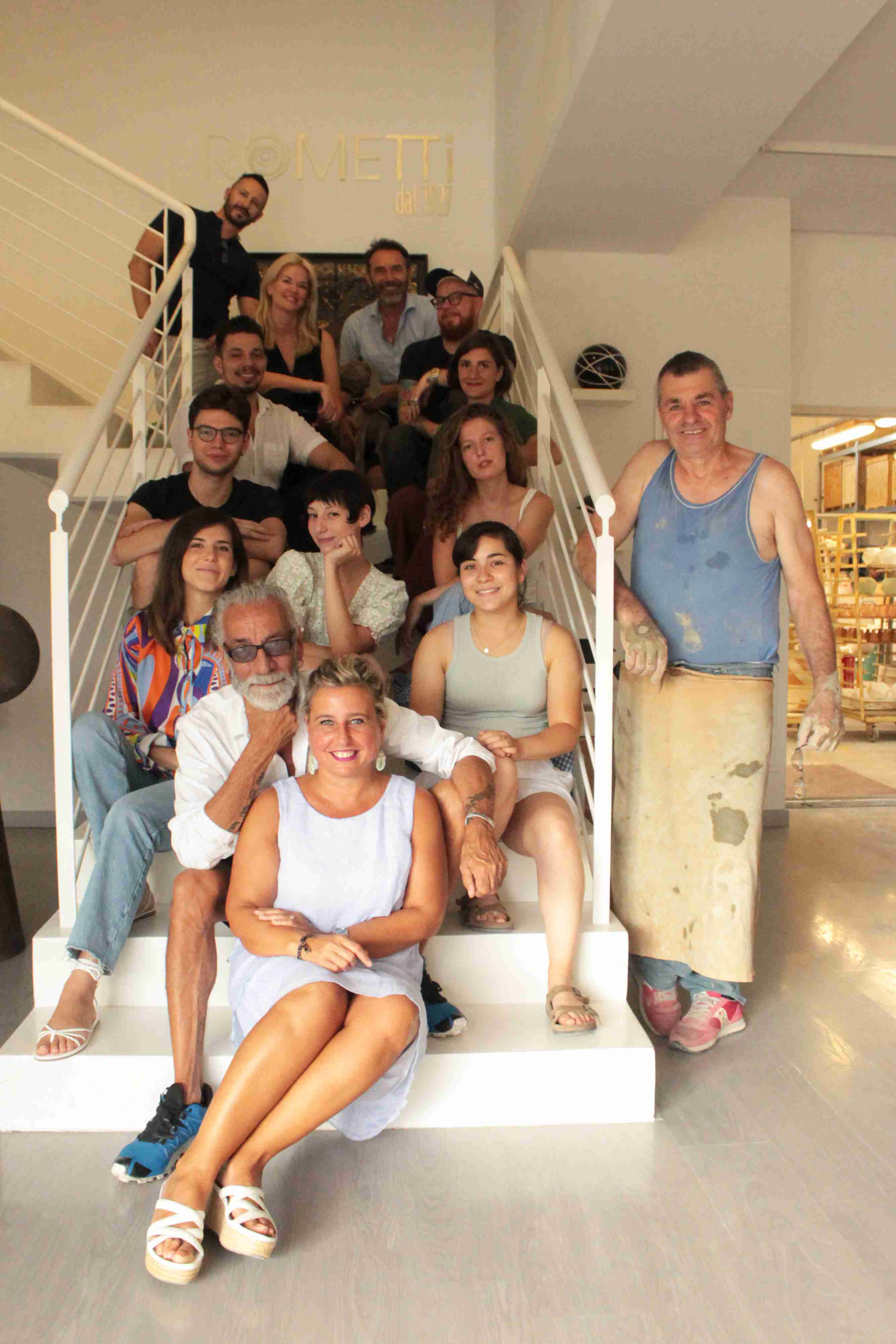 Finalisti Premio Rometti con lo staff Rometti 2