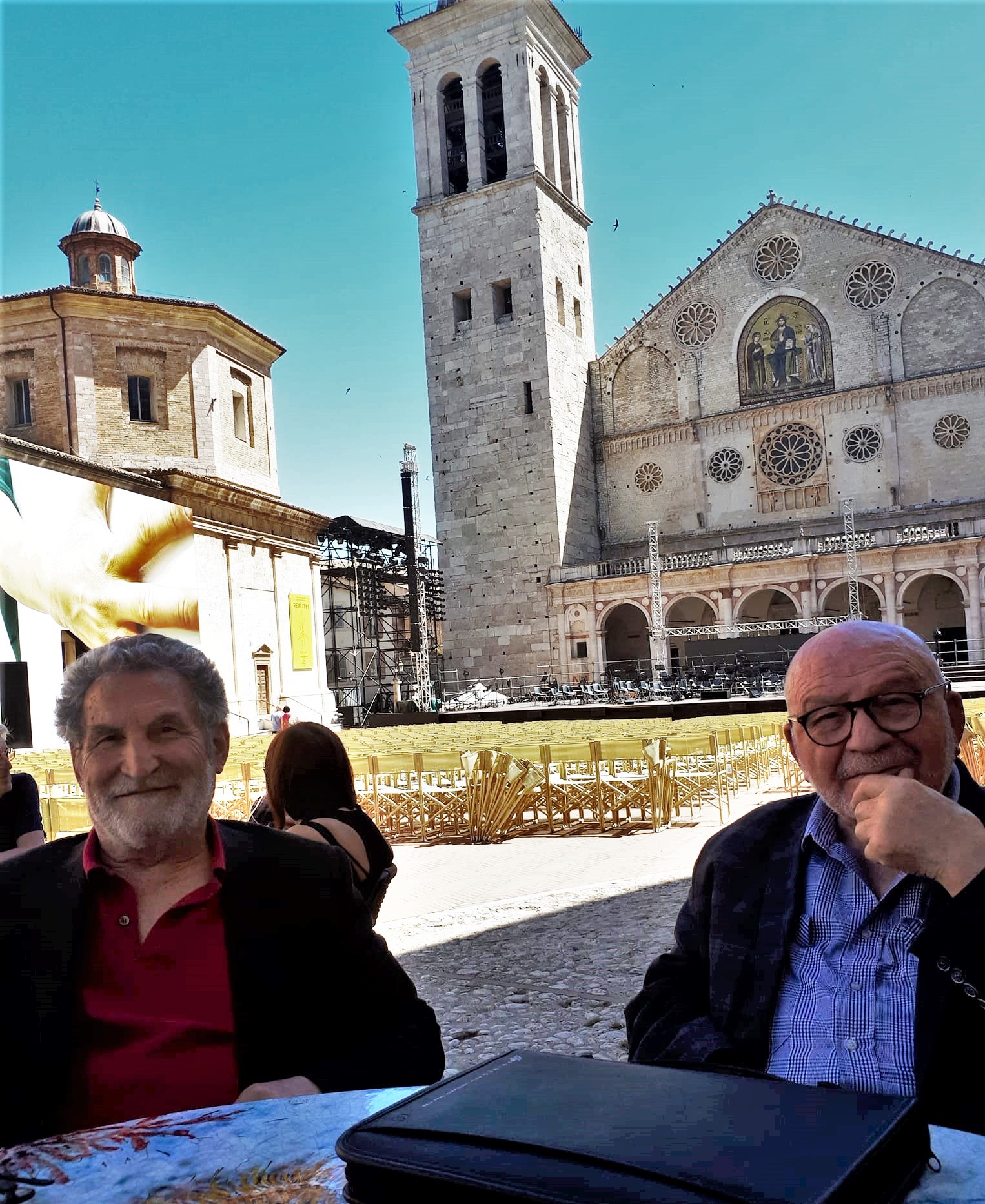 Goffredo Palmerini e Mario Narducci a Spoleto