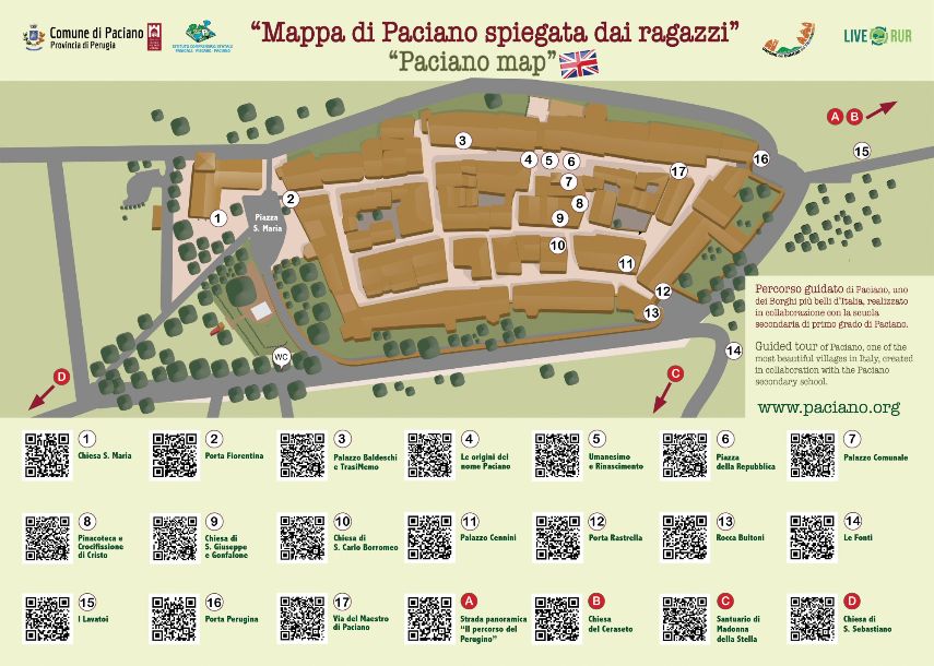 Paciano mappa