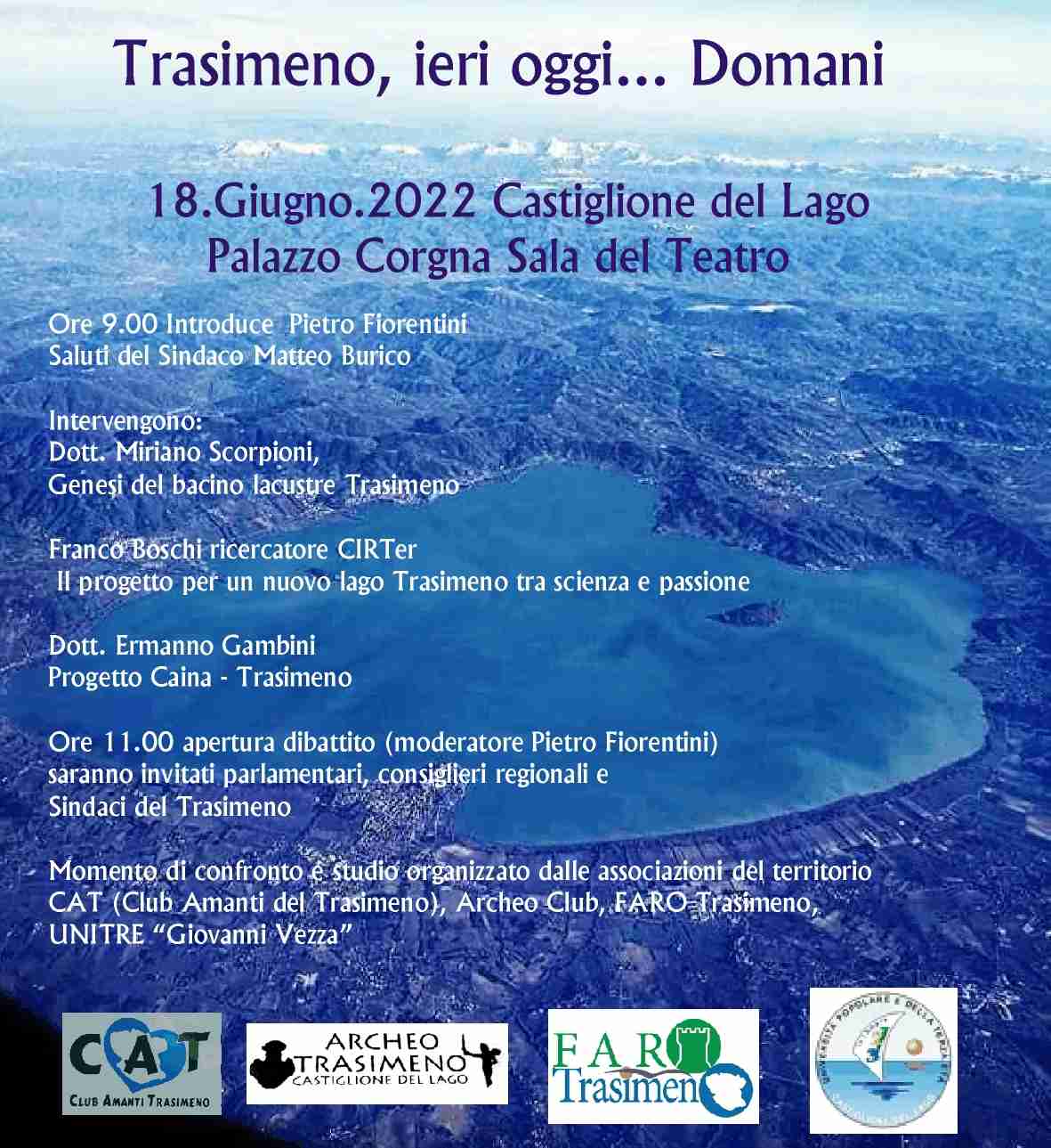 Trasimeno ieri oggi e domani Locandina