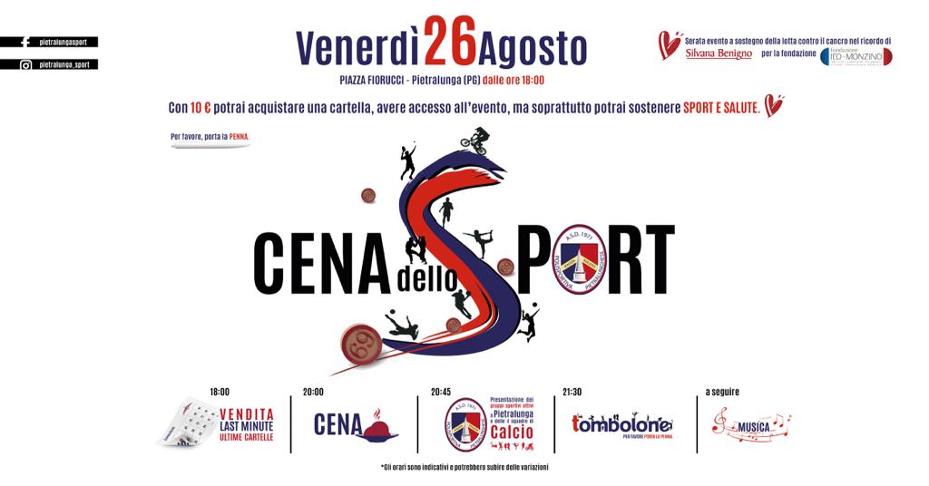 cena dello sport a pietralunga