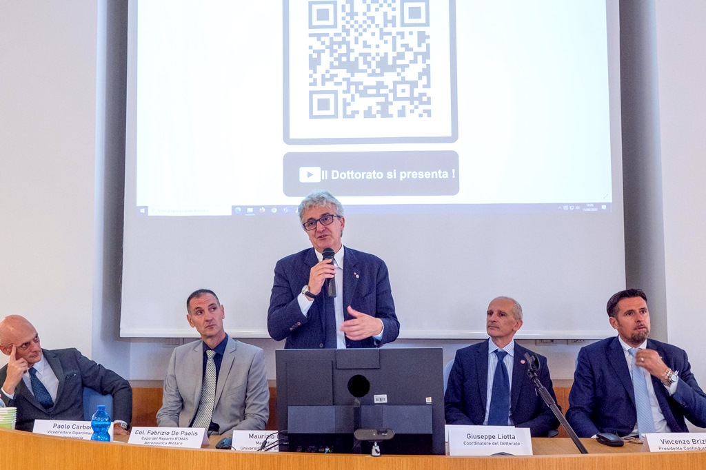 da sx Carbone De Paolis Rettore Oliviero Liotta Briziarelli