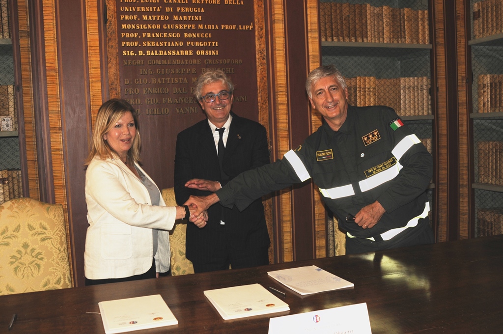 da sx Prefetto Lega Rettore Oliviero Ing Parisi 2