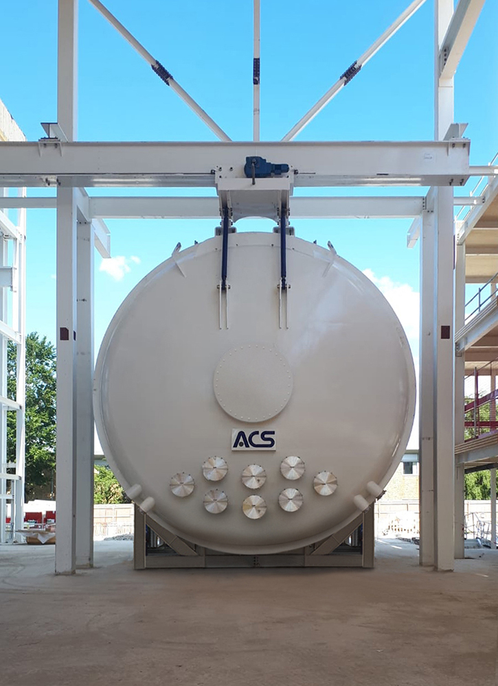simulatore spaziale ACS per RAL UK