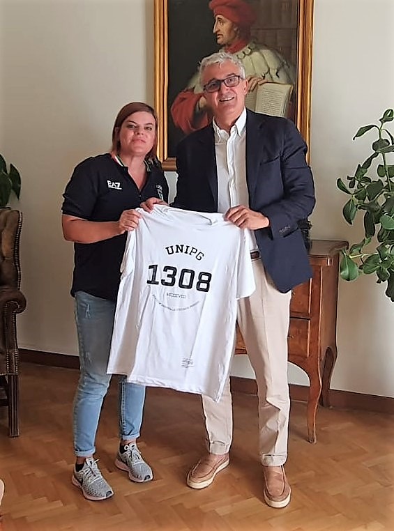 Carmela Ignozza Rettore Maurizio Oliviero
