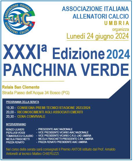 panchina verde 2024