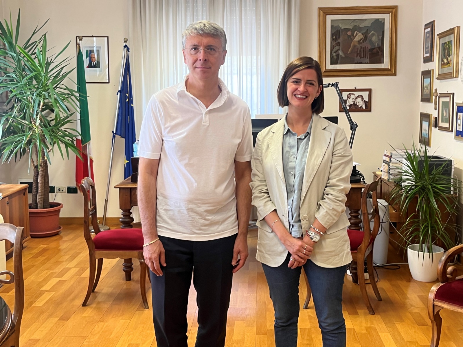 primo incontro sindaca Ferdinandi e procuratore Cantone 1