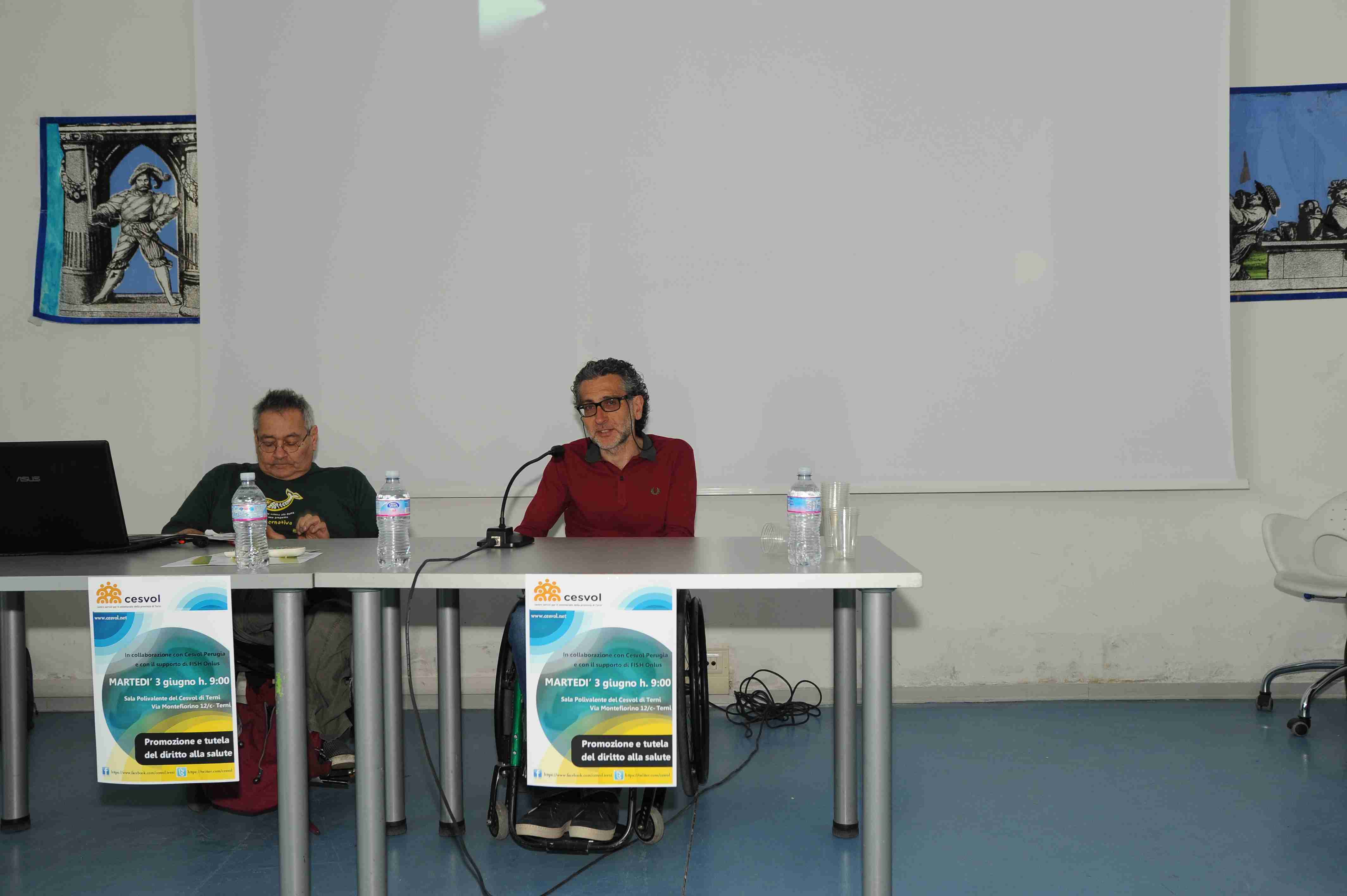 Giampiero Griffo e Andrea Tonucci