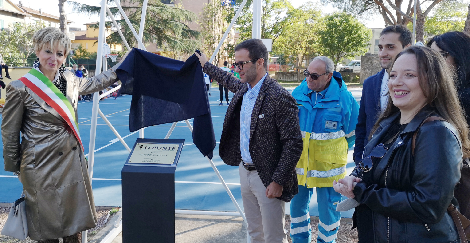 Inaugurazione campo parco Ponte