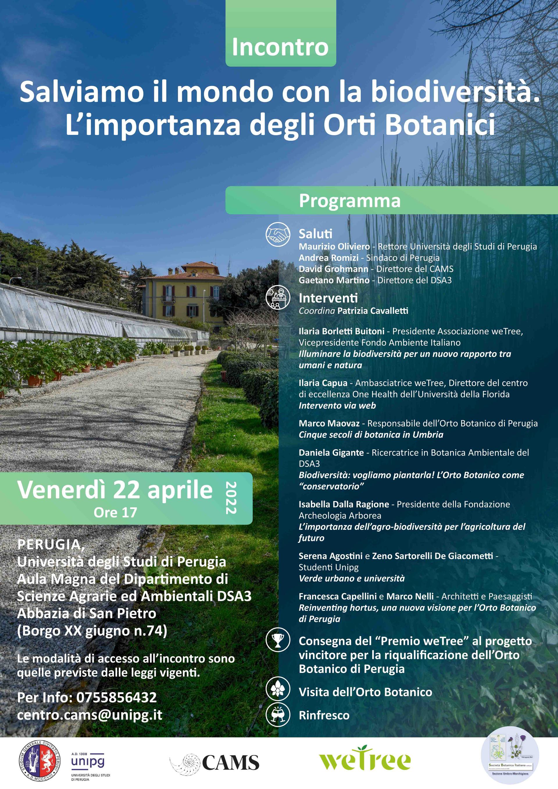 Locandina x il 22 aprile 2022