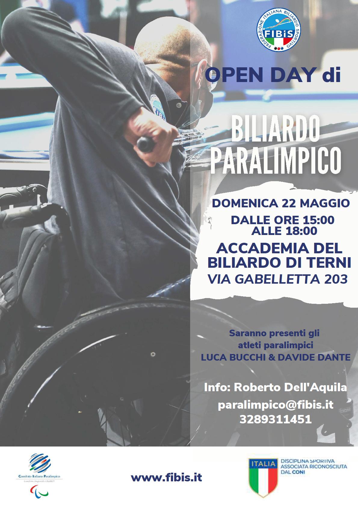 Openday Biliardo