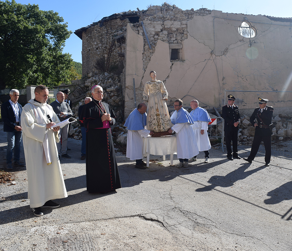 San Pellegrino Norcia festa del paese foto darchivio
