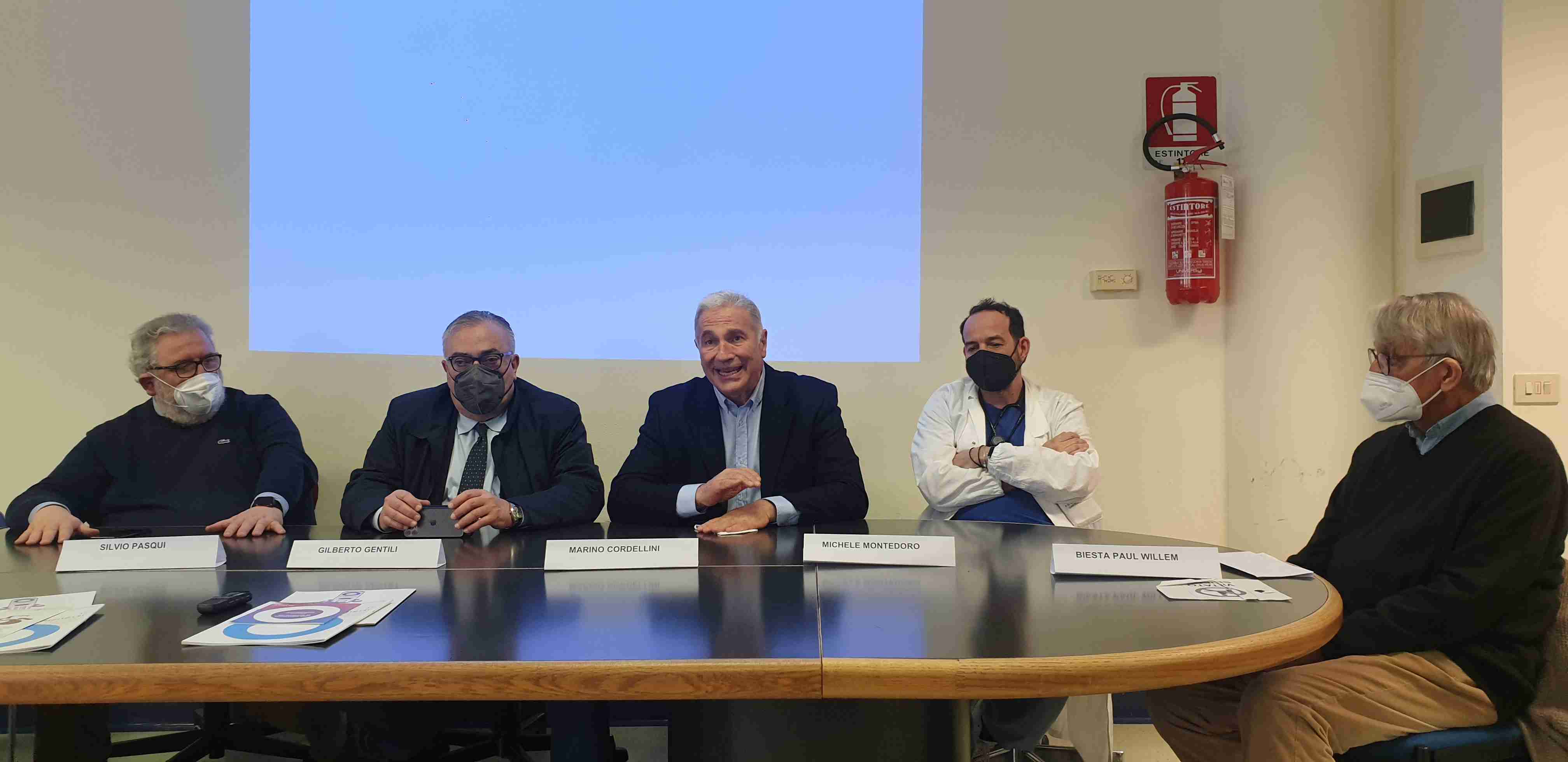 da sx Silvio Pasqui Gilberto Gentili Marino Cordellini Michele Montedoro Biesta Paul Willem