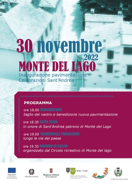 Inaugurazione Monte del Lago 