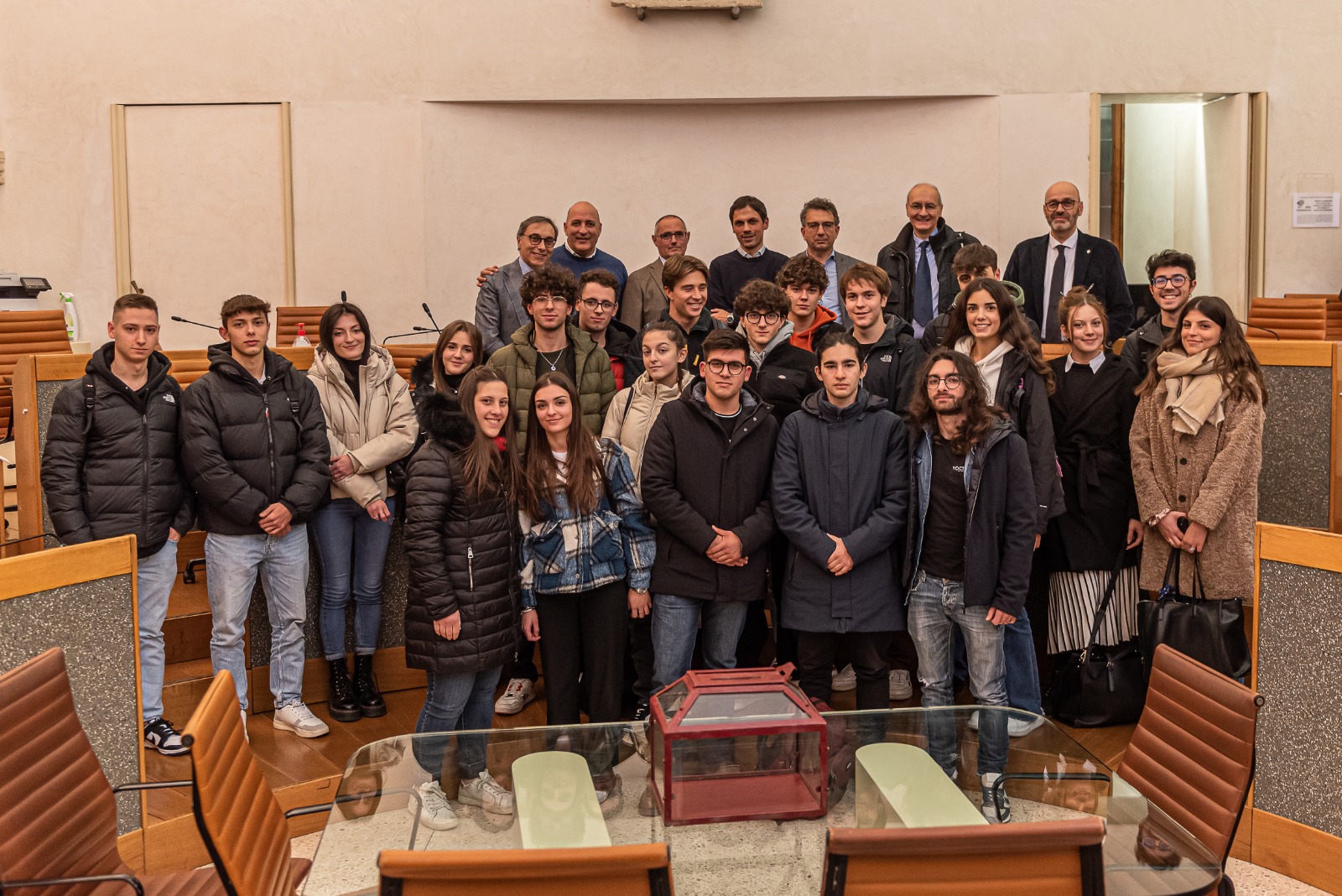 studenti Economia a Palazzo dei Priori 1