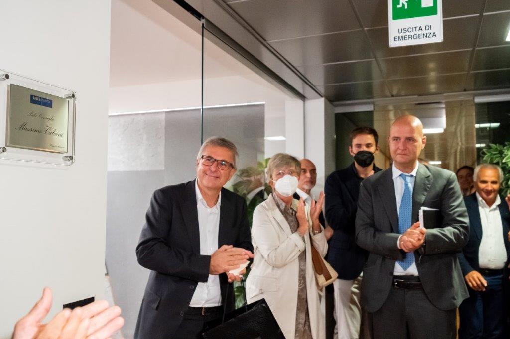 Assemblea Ance Inaugurazione sala Calzoni