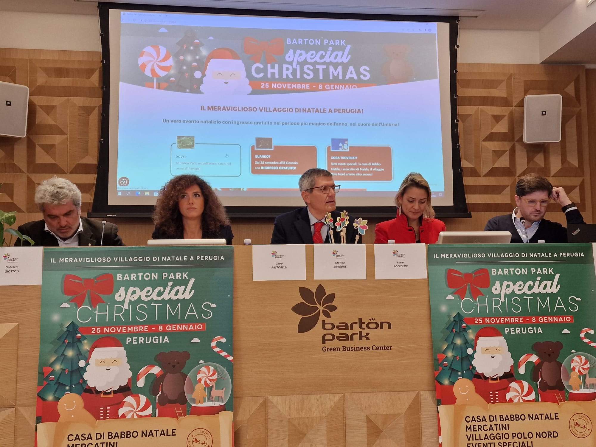Confereza stampa Barton park Special Christmas 1