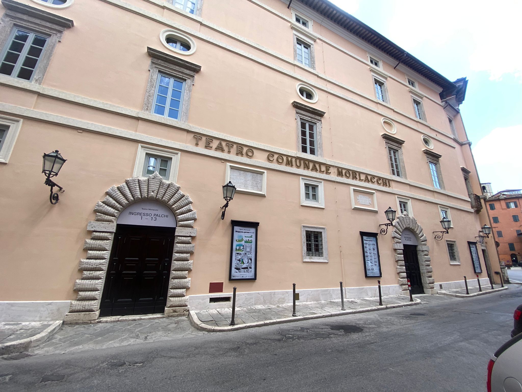 Lavori in piazza Morlacchi