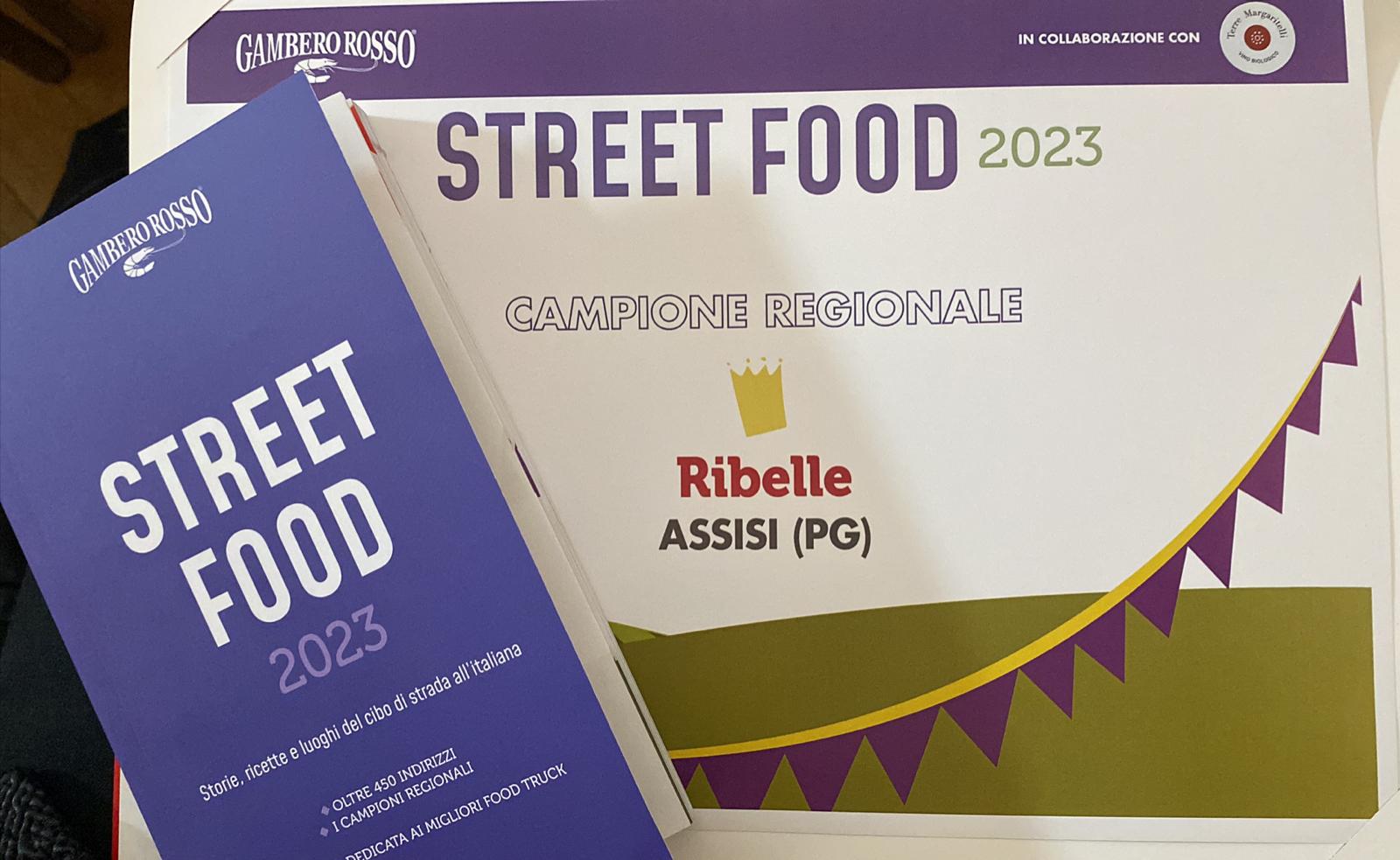 Ribelle miglior Street Food umbro 2023 per Gambero Rosso