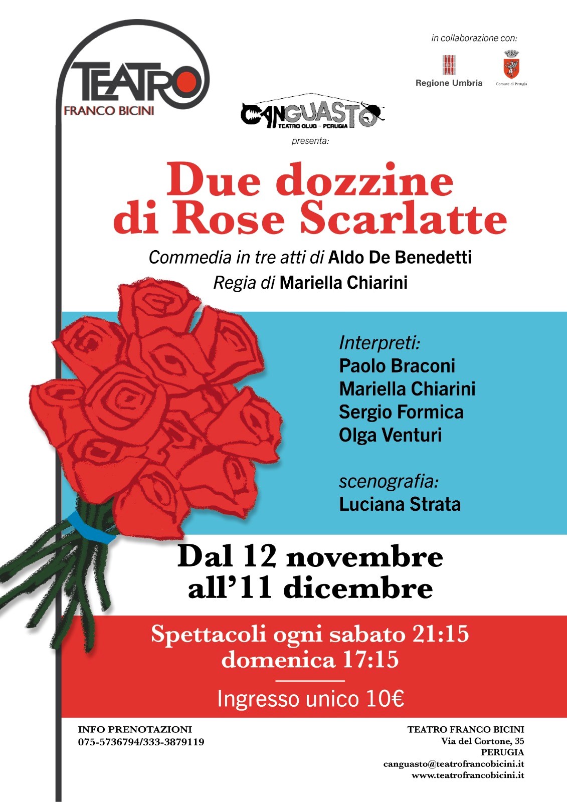 due dozzine di rose scarlatte
