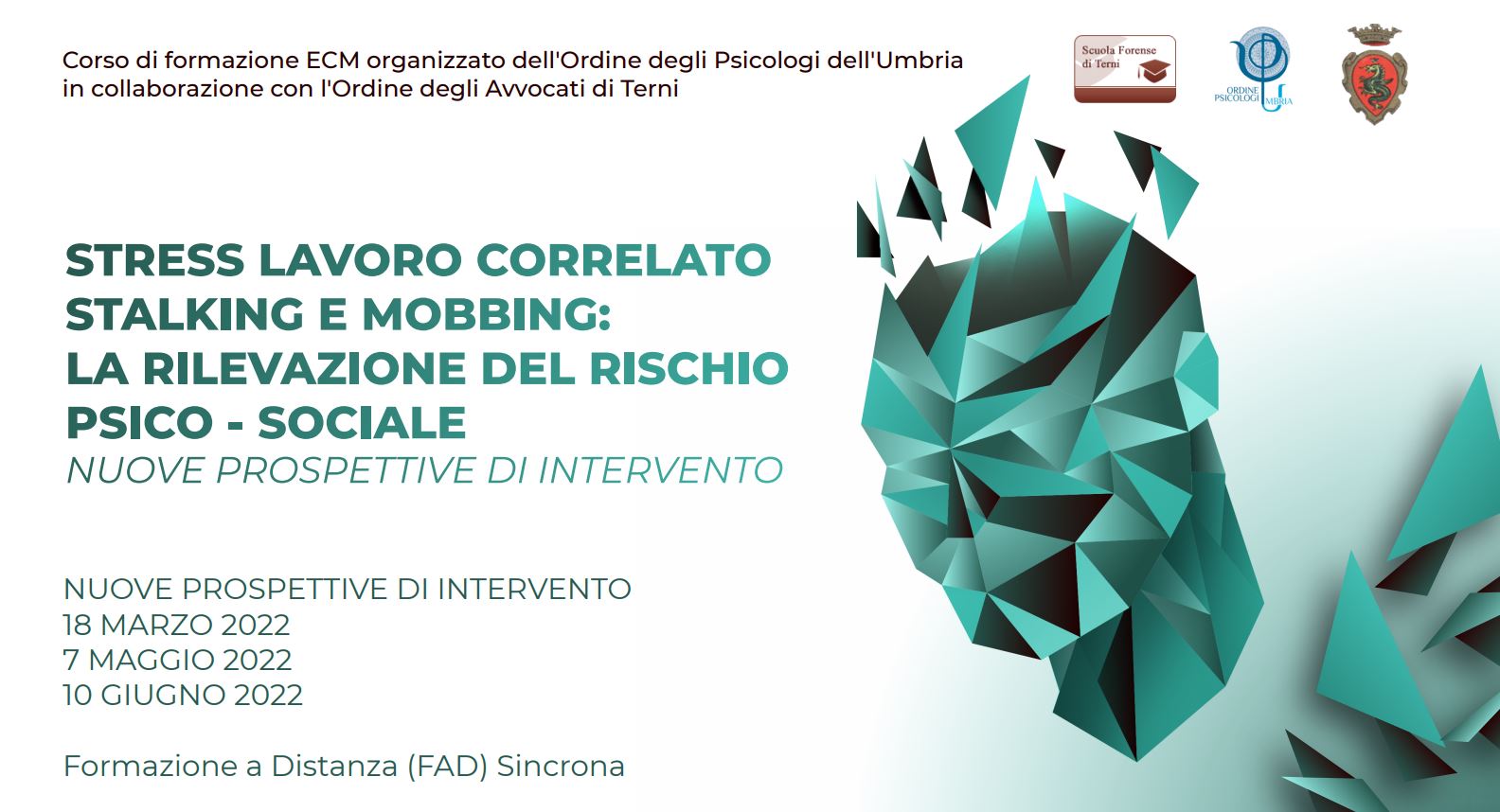 Locandina corso stress lavoro correlato