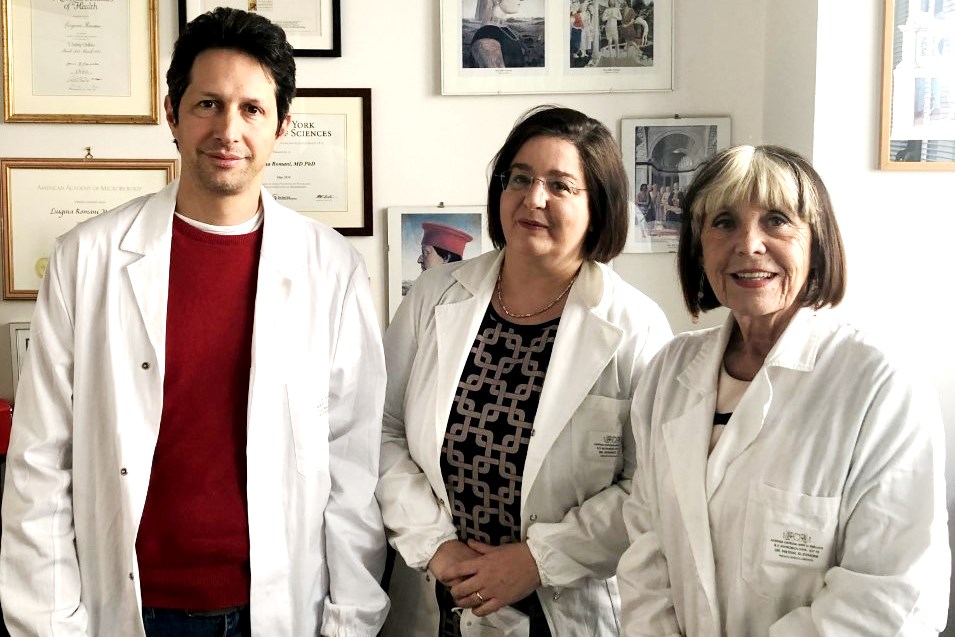 da sx Dott. Claudio Costantini Dott.ssa Emilia Nunzi Prof.ssa Luigina Romani cor