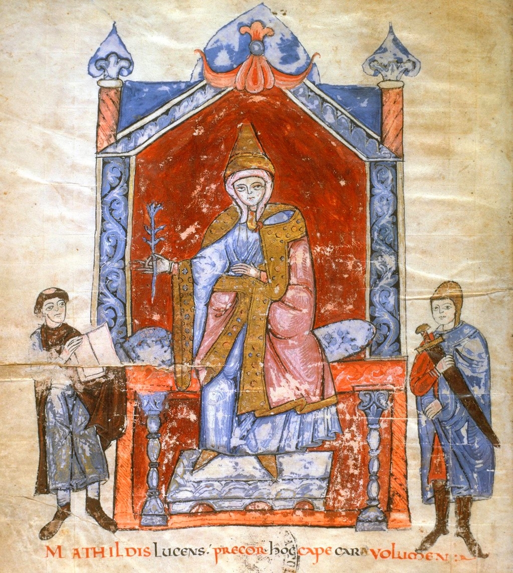 matilde di canossa in trono 1