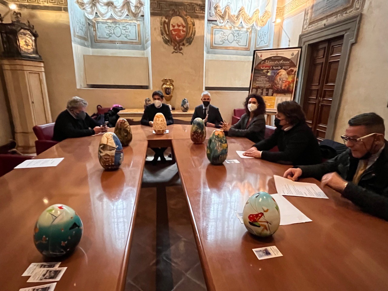 presentazione uovo dartista