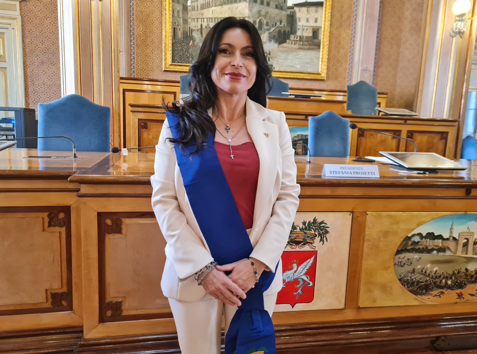 presidente Provincia PG Stefania ProiettiIMG 20220304 WA0020