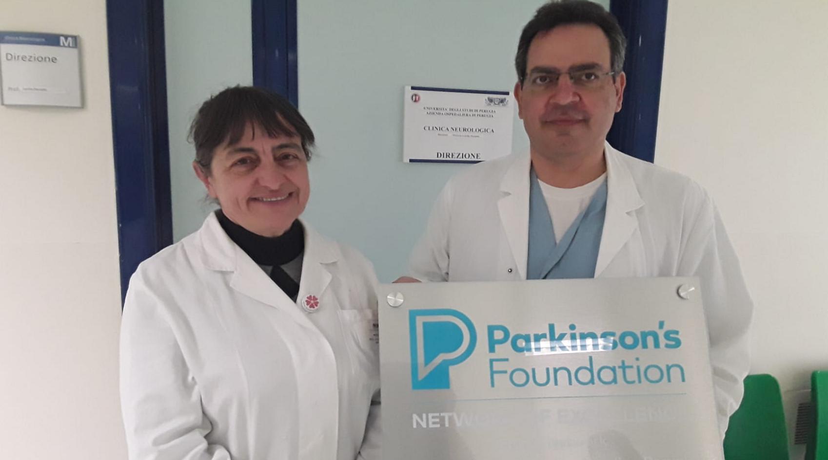 prof Lucilla Parnetti e dottor Nicola Tambasco
