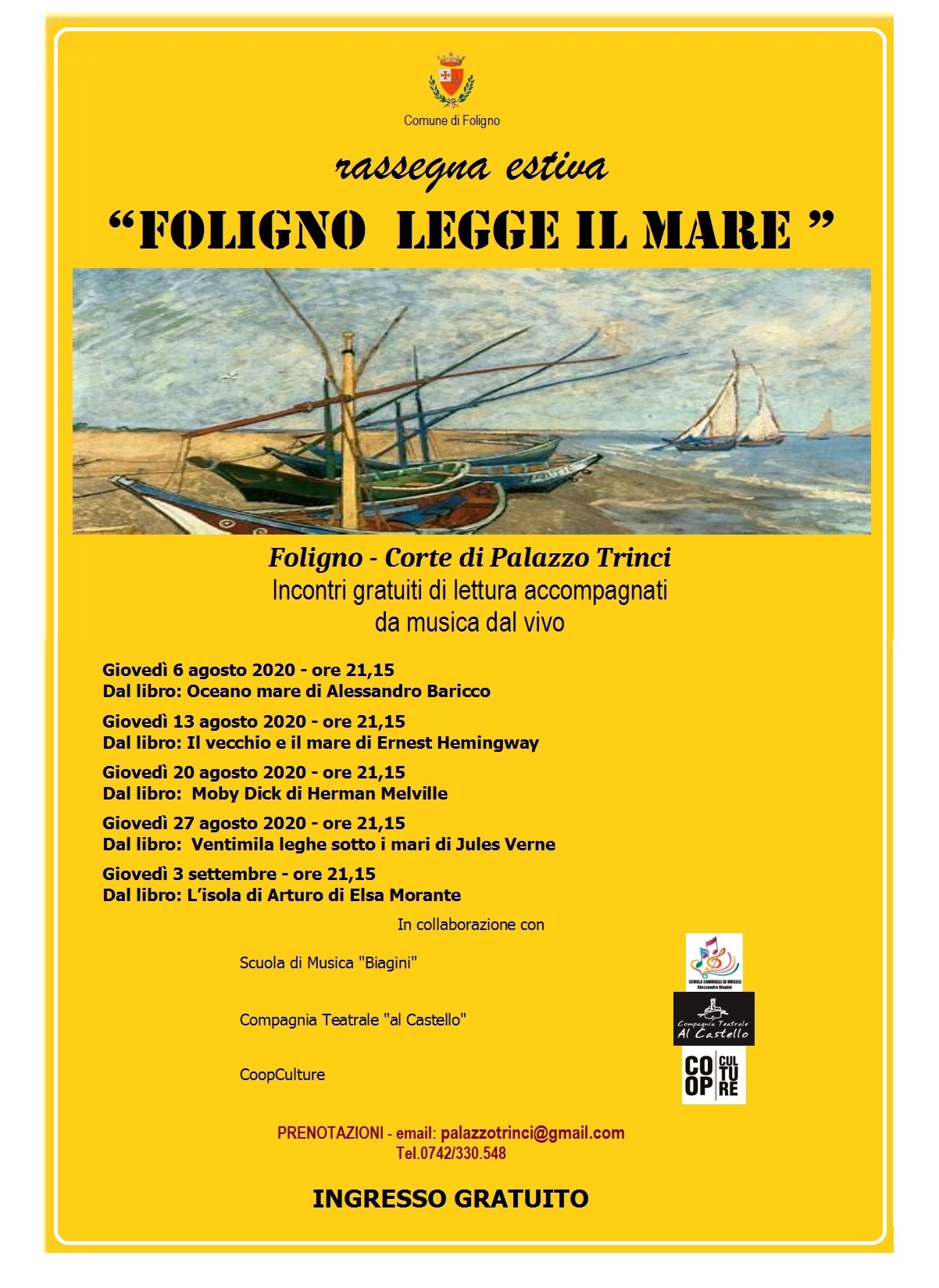 Foligno legge il mare