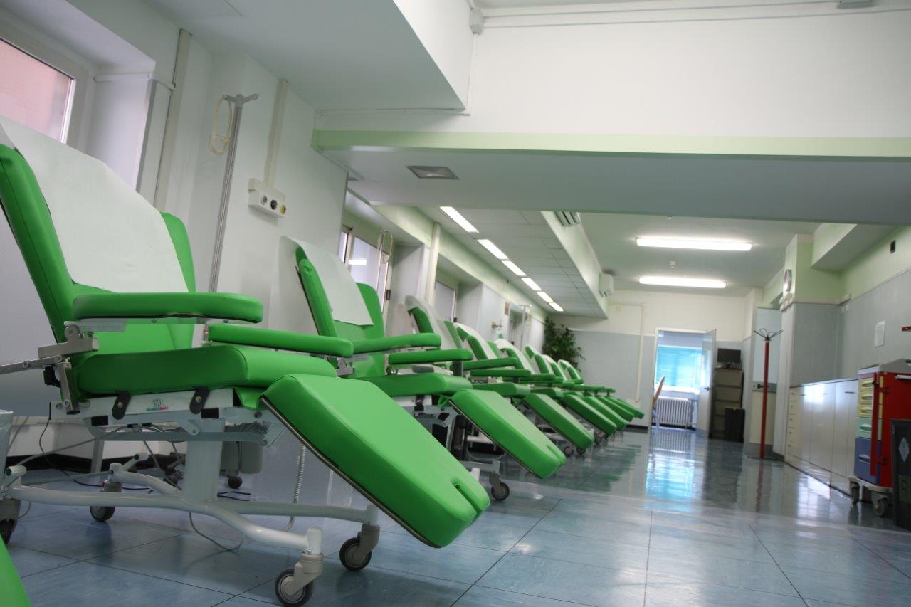 Foto SIT sala vuota donazioni sangue aosptr IMG 5902