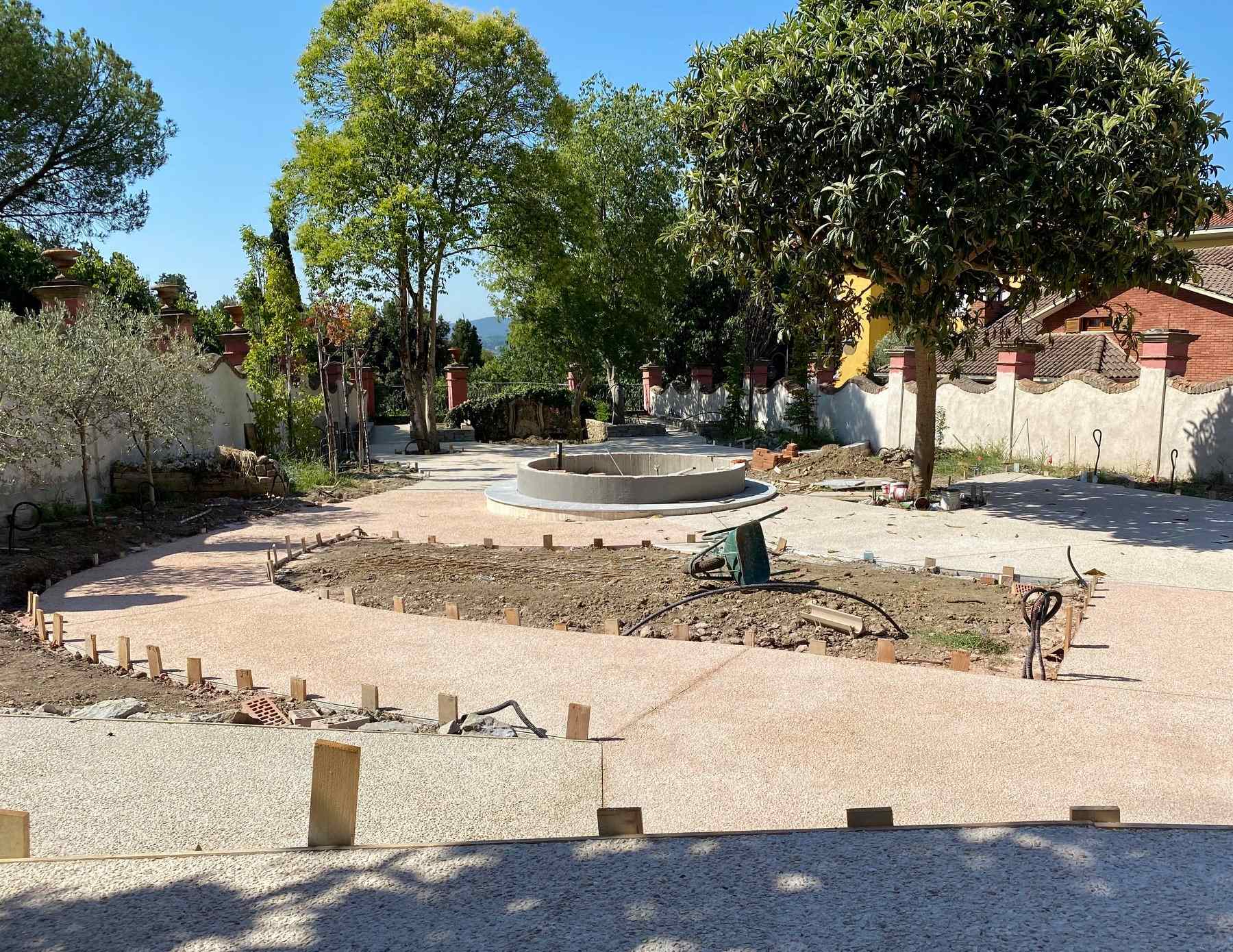 Lavori giardino Casa Serena