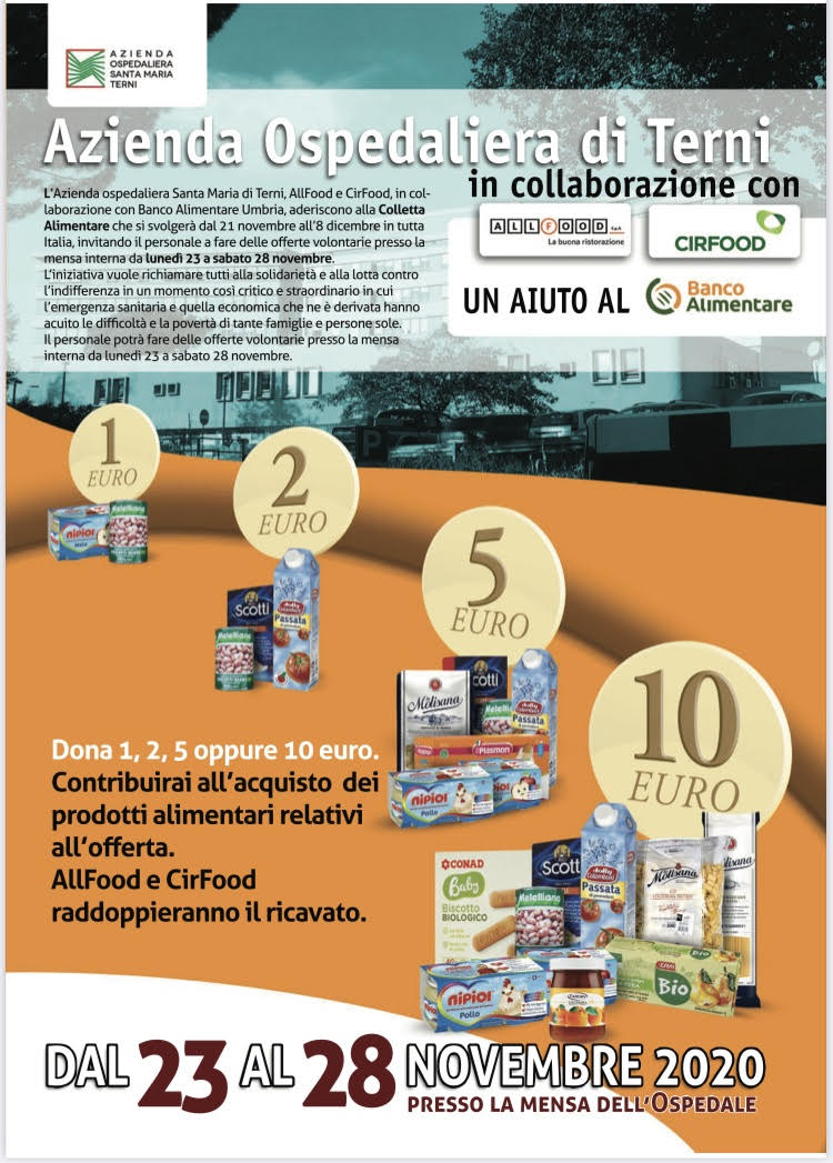 Locandina Colletta Alimentare Terni