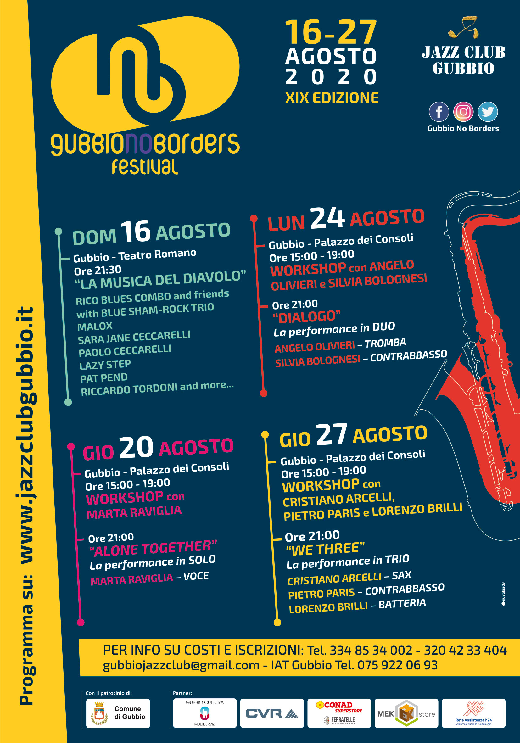 Manifesto GUBBIO NO BORDERS 2020