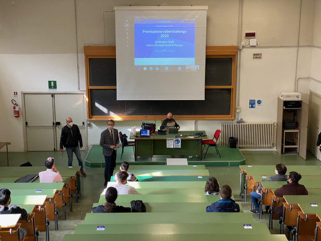 Premiazione cyberchallenge 1