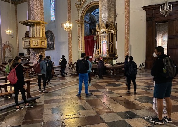 pellegrinaggio a piedi universitari perugini f1