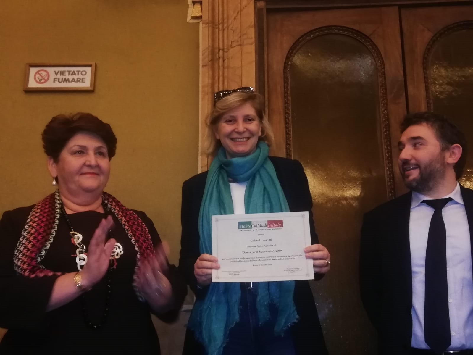 CHIARA LUNGAROTTI PREMIO DONNE MADE IN ITALY
