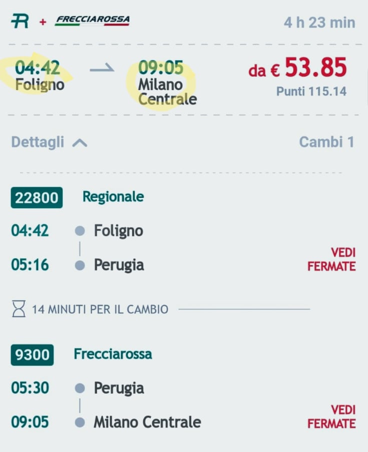 FOLIGNO MILANO