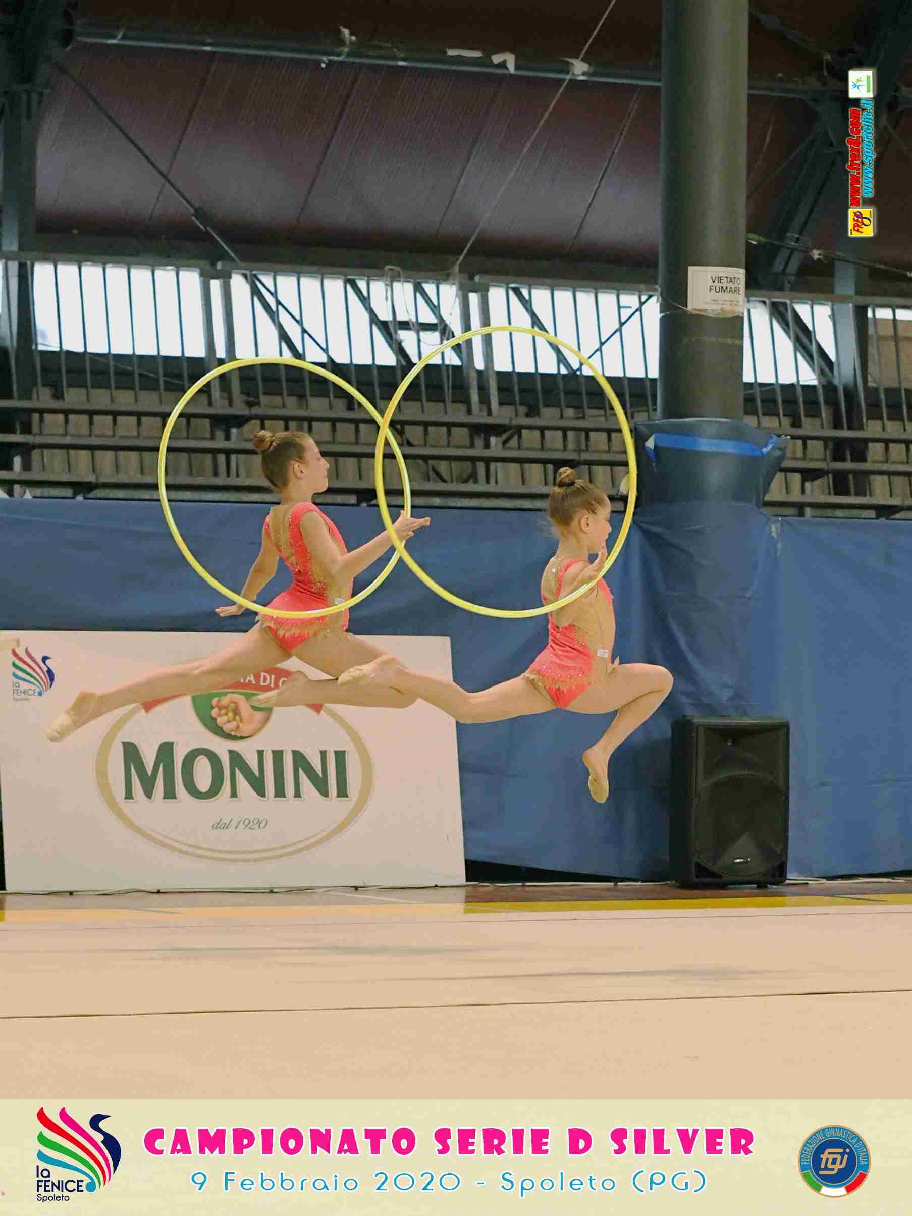 GR Spoleto Campionato serie D Silver ginnaste al cerchio