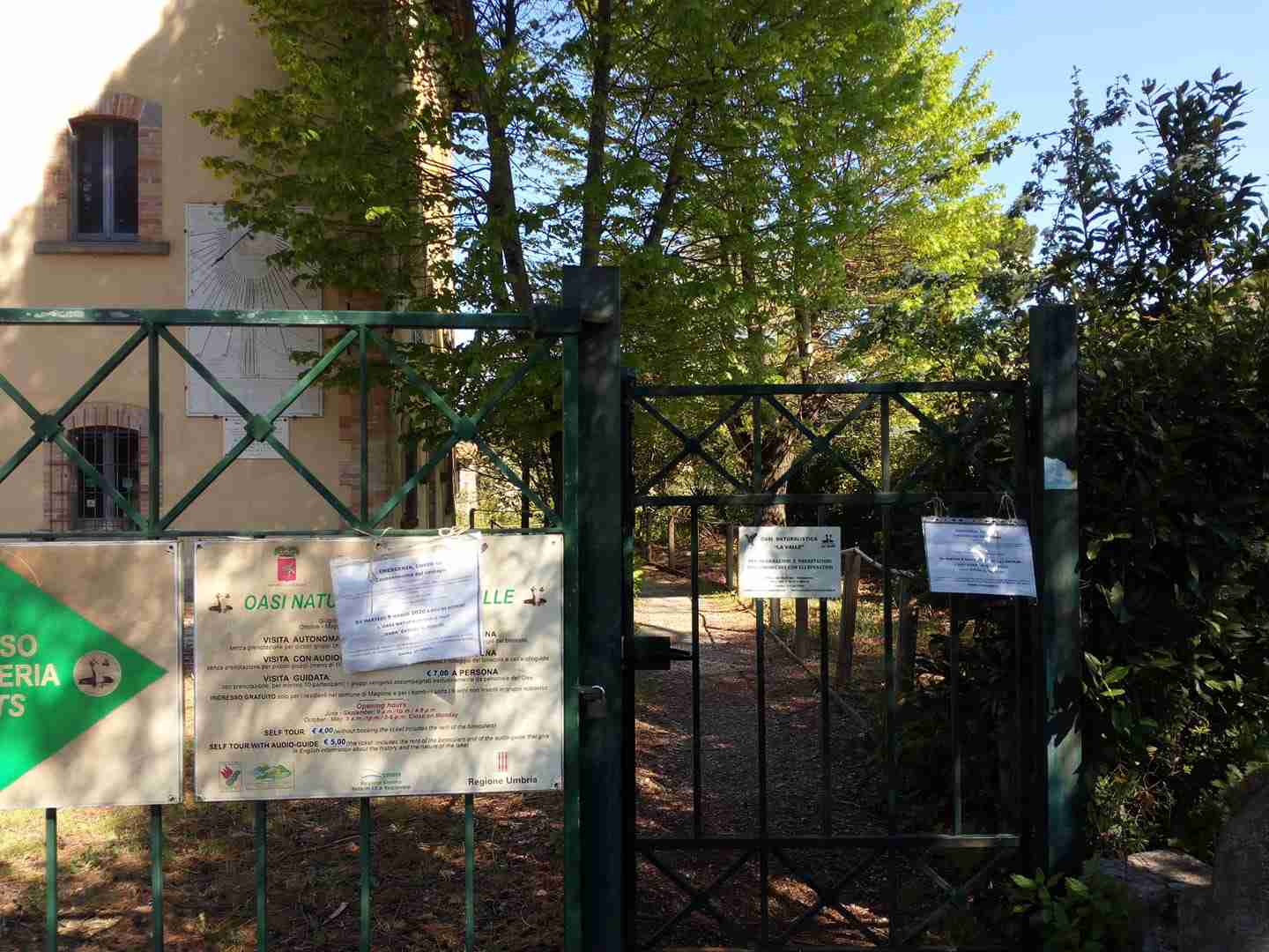 Ingresso Oasi La Valle