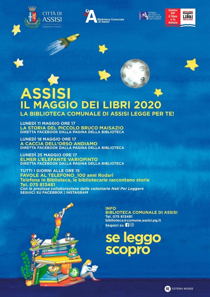 Locandina Maggio dei Libri Assisi