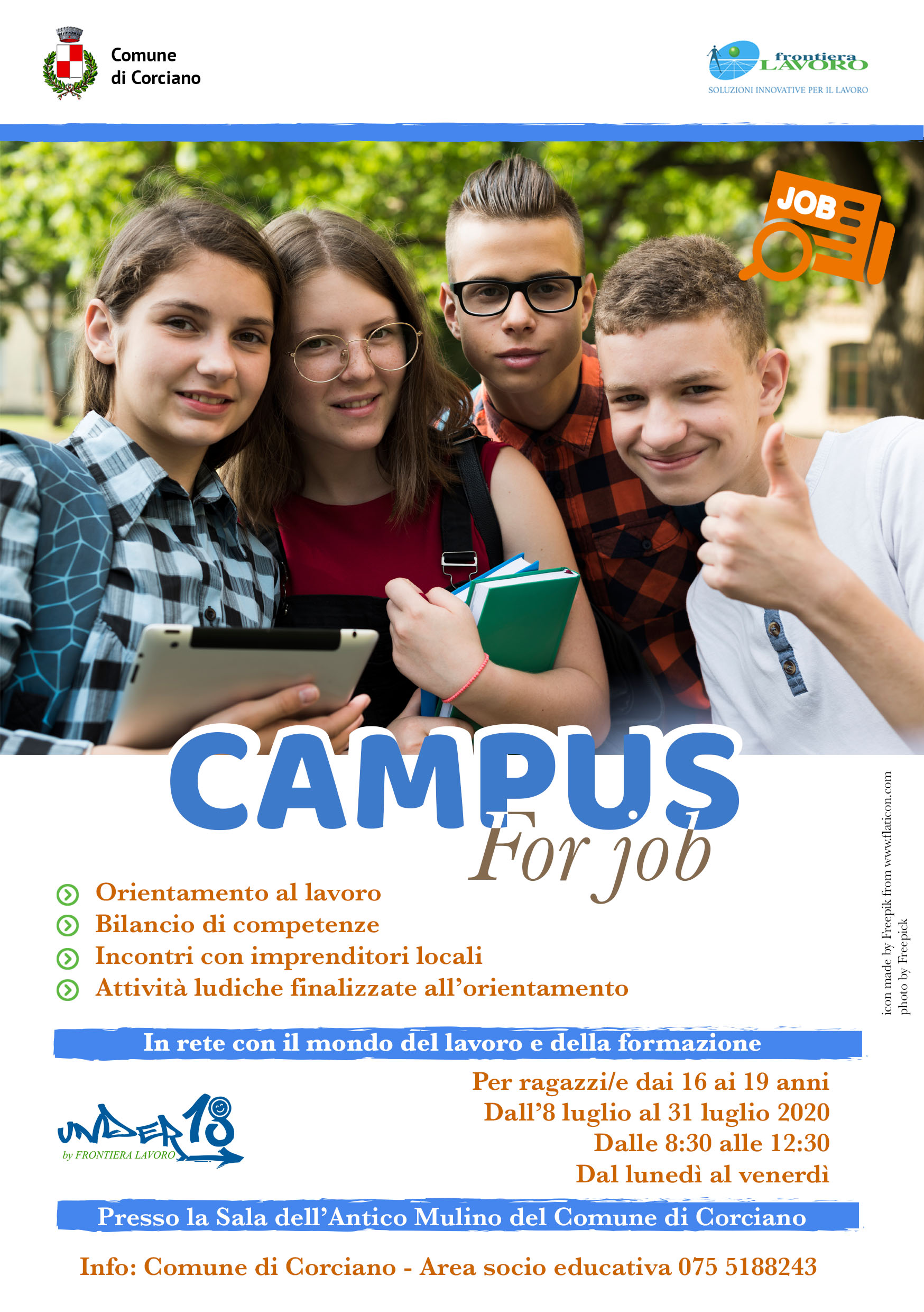VOLANTINO CAMPUS FOR JOB CORCIANO 2020