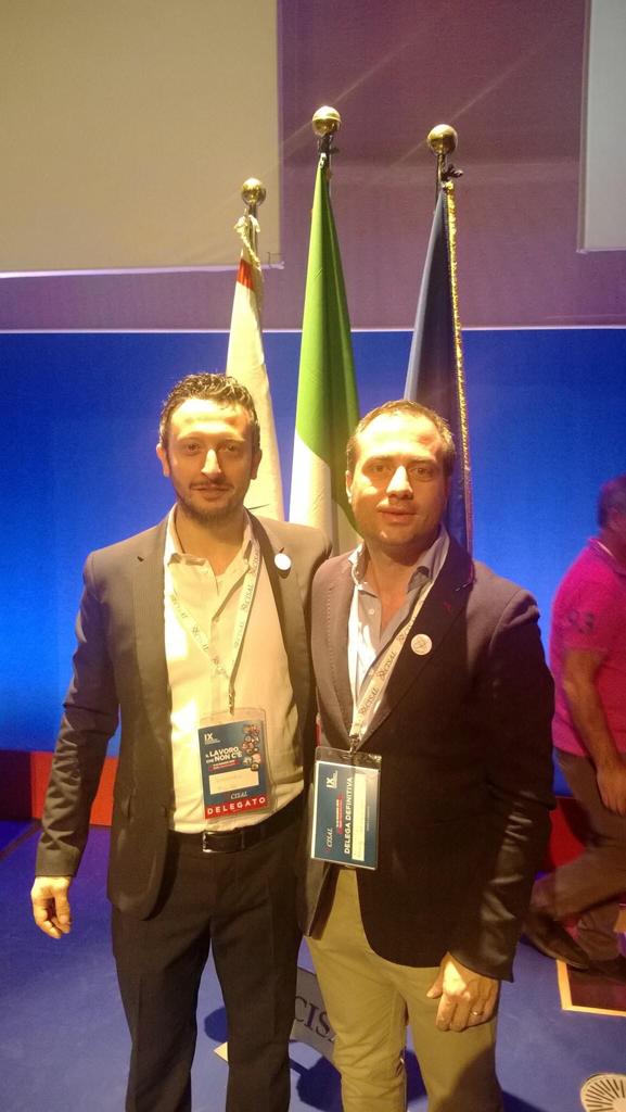 Vincenzo Filice con Luigi Longobucco a destra