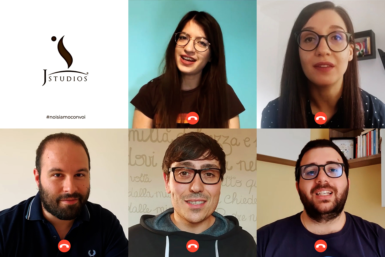 i cinque giovani della jstudios