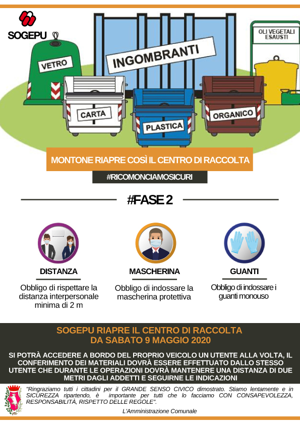 riaprtura centro di raccolta isola ecologica