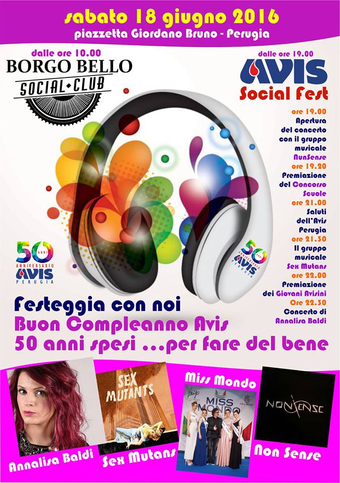 50 ANNI AVIS LOCANDINA